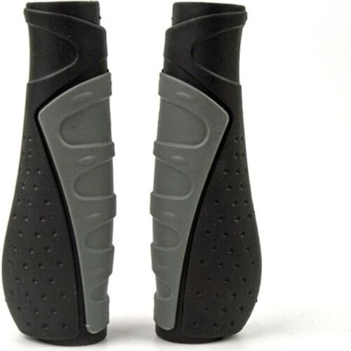 TPR Rubber Cycling Bicycle Grips Mountain Road Bike MTB Handlebar Cover Grips Bicycle Accessories Anti-slip Bike Grip Cover