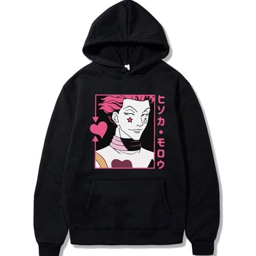 2020 Men‘s Hoodies Anime Sweatshirts Print HUNTER x HUNTER Fleece Men/Women Pullovers Sudaderas Hombre Man Hoodie Hoody Hot
