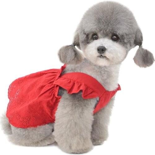 Dog Wedding Dress Summer Cat Pet Dog Clothes Skirt Puppy Dresses Yorkshire Shih Tzu Schnauzer Poodle Bichon Dog Clothing Costume