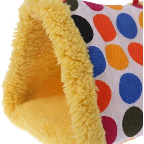 Winter Warm Bird Cage Parrot Hammock Hanging Bed Cave House Swing Nest Tent