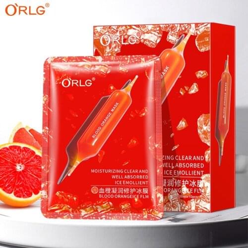 Blood Orange Ice Film Hydrating Small Red Needle Moisturizing Nourishing Skin Cosmetics Factory Wholesale