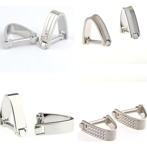 10pairs/lot Special Triangle Cufflinks Copper Plating Triangle Chain Cuff Links Mens Jewelry Simple Business Style Wholesale