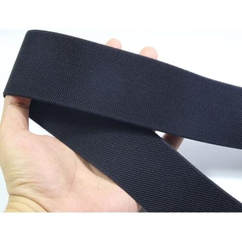 2inch twill elastic band Elastic Ribbon Clothing Bags Trousers Elastic Rubber