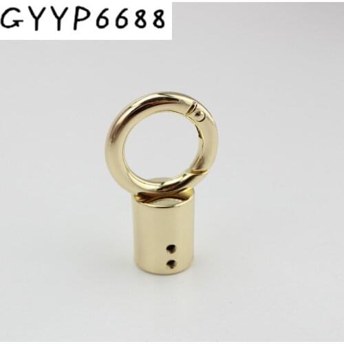 2pcs 50*30mm light gold finished color die casting metal fitting hardware bags accessories screw connector hanger wholesale