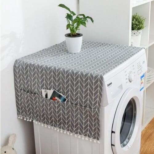 2019 New Washing machine Cover Dust proof Covers Multi-function Refrigerator Dust Cover Storage Bags