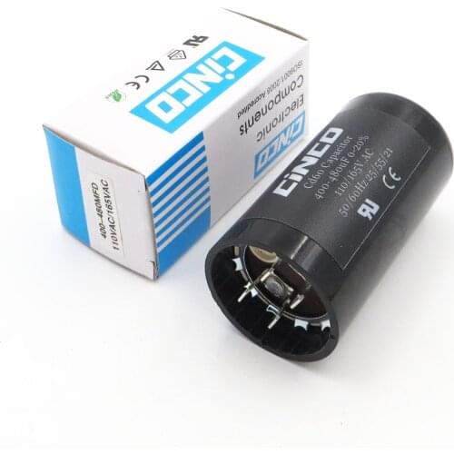 400-480uF 110V 125V 165V CD60 Motor Start Capacitors Motor Starting 400-480 mfd uf mf Compressor HVAC Electrolytic 110VAC 125VAC