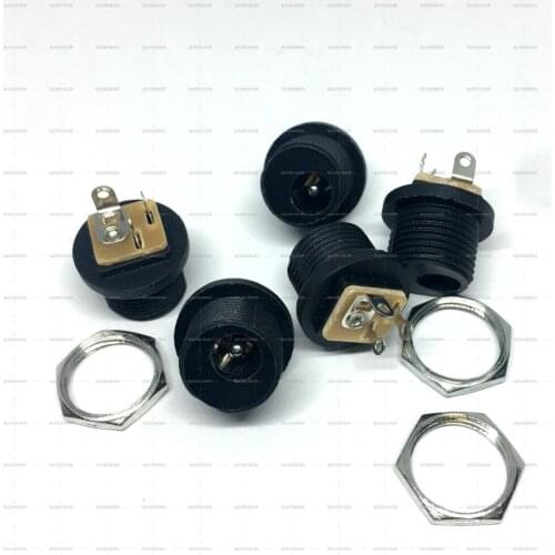 50pcs xLAPTOP DC POWER PEDAL PANEL PCB MOUNT 5.5x2.1mm or 5.5x2.5mm JACK