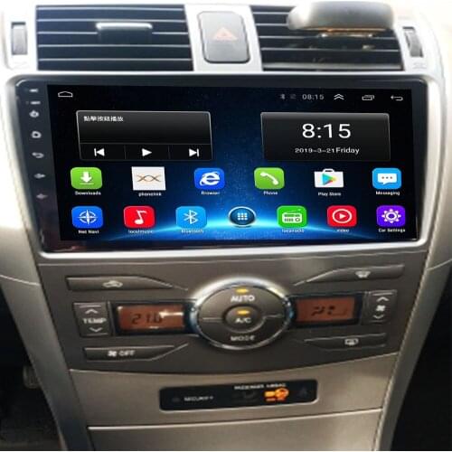 2020 Android 10.0 2G+32G DSP Car Radio Multimedia Player GPS Navigation For Toyota Corolla E140/150 2007-2013 2din no DVD