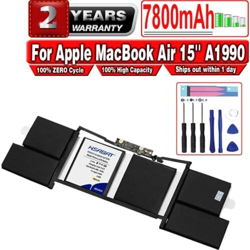 HSABAT 7800mAh A1820 Laptop Battery For APPLE MACBOOK PRO 15" A1707 2016 2017 YEAER
