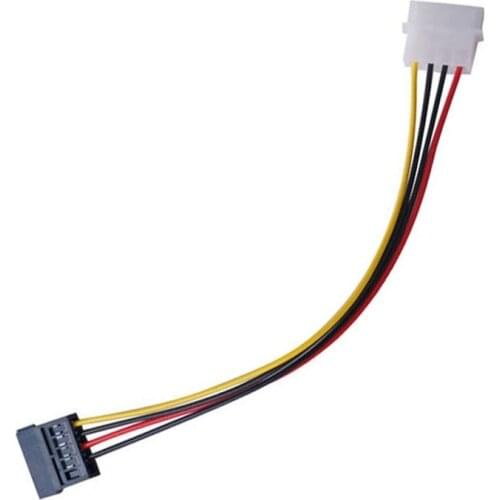 22CM Big 4Pin To 15pin Power Cable Adapter One 4Pin Female and One SATA Female Large Voltage and Current