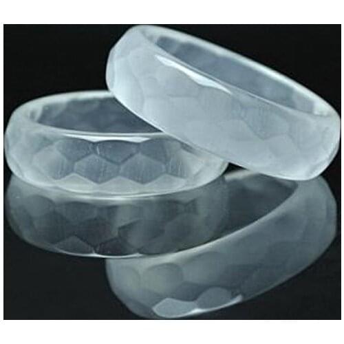 Natural diamond agate ring for men women with texture handmade brand jadeite jade rings jade jewelry natural stone jade 1 piece