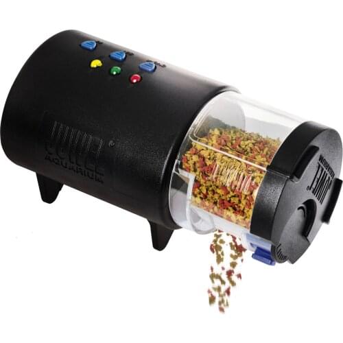 JUWEL AQUARIUM AUTO FISH FOOD FEEDER EASY FEED AUTOMATIC FLAKE PELLET TANK TIMER FOOD FEEDING ELECTRONIC FISH FOODS FEEDER