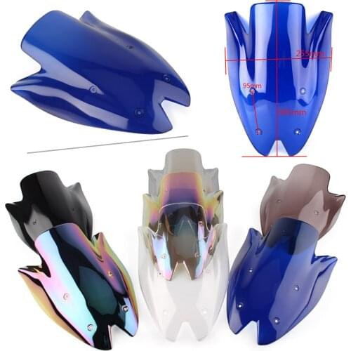 Motorcycle Windshield Windscreen For KAWASAKI Z1000 2010 2011 2012 2013 Double Bubble ABS Plastic