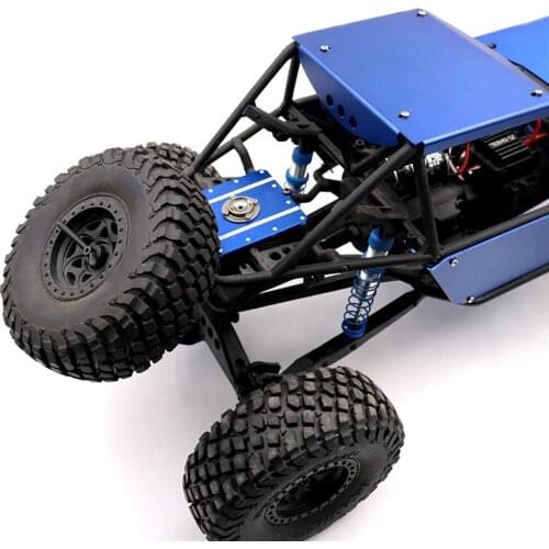 Metal Receiver Box Cover CNC Upper Cover for 1/8 Axial Wraith RR10 90048 RC Crawler Car Accessories Parts