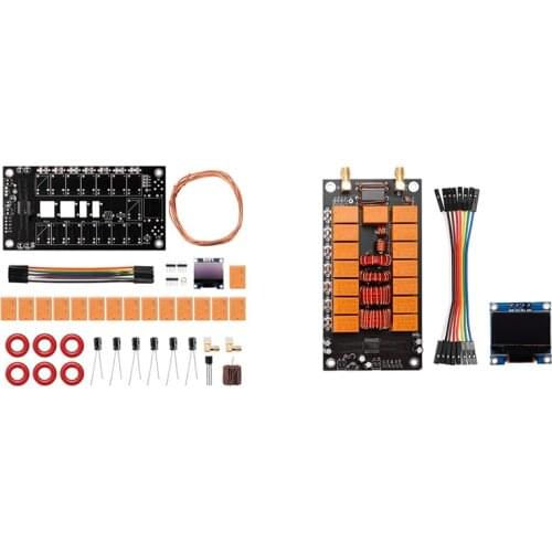 Mini ATU-100 Antenna Tuner 1.8-50MHz Automatic Antenna Tuner +OLED Firmware Programmed Amplifier Receiver