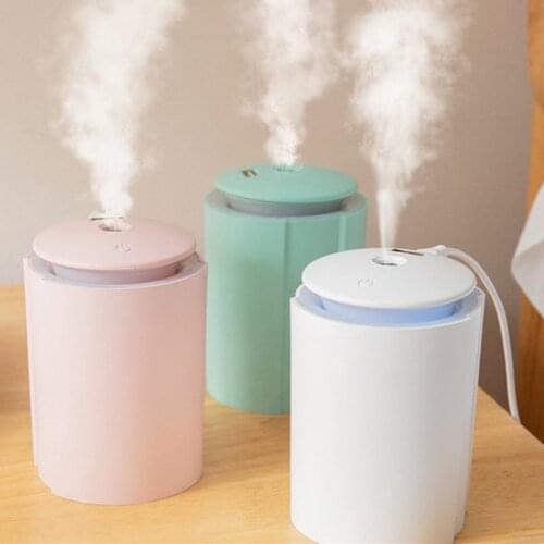 260ML Mini Air Humidifier Ultrasonic Aroma Essential Oil Diffuser Portable Home Car Mist Maker Fogger Colorful LED Night Lamp