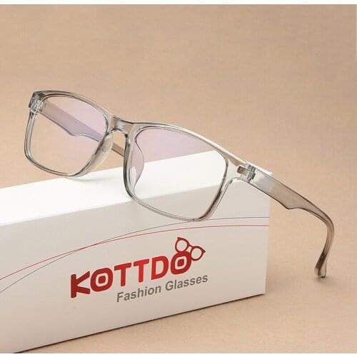 2021 New Retro Fashion Flat Mirror Transparent Glasses Frame Men and Women Trend Wild Retro Art Multi-function Glasses Frame