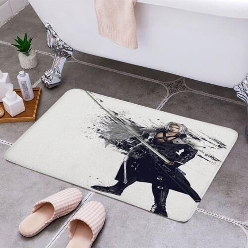 Final fantasy fan art 9 3D Print Doormats Rectangle Non-Slip DoorMat Bedroom Kitchen Entrance Print Door rugs Dropshipping