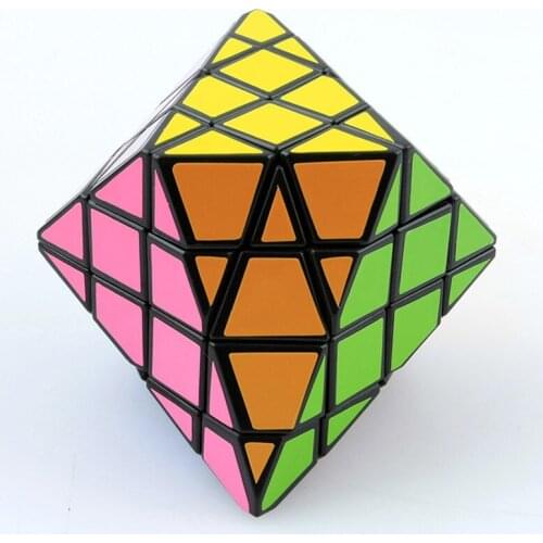Brand New Diansheng 8-corner-only Octagonal Pyramid Dipyramid 4x4 Shape Mode Magic Cube Puzzle Toys for Kids