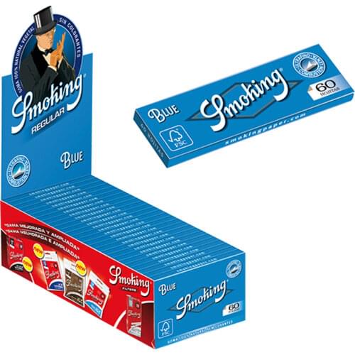 Regular BLUE SMOKING No. 8 70mm SMOKING paper contains 50 bookcases x 60 sheets