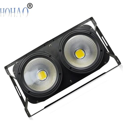 Stage Lighting Led Two-Eyes Audience Light 1pcs 100w High Brightness Dmx512 COB Surface Lights Dj Equipment Dj Controller