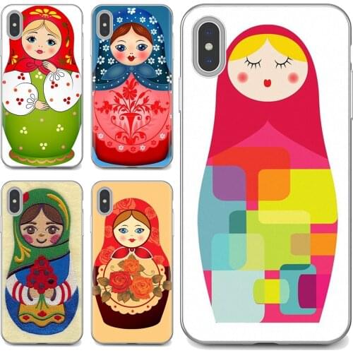 For iPhone iPod Touch 11 12 Pro 4 4S 5 5S SE 5C 6 6S 7 8 X XR XS Plus Max 2020 TPU Silicone Case Russian Matryoshka Doll