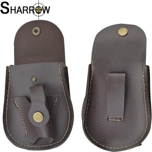 1pc Portable Slingshot Steel Balls Bag Nano Microfiber Leather Waist Pouch Super Strong Magnetic Sling Shot Hunting Accessories
