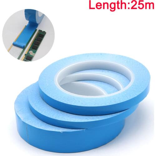 Transfer Tape Double Side Thermal Conductive Adhesive Tape for Chip PCB LED Strip Heatsink Width 8mm 10mm 12mm 20mm