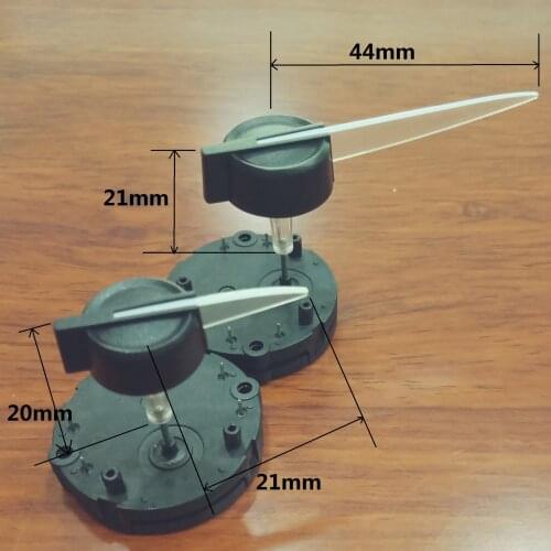 1pc 21mm/44mm Car instrument meter pointer white shaft standard light guide pointer cluster