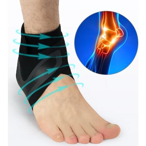 1Pcs Adjustable Ankle Support Pad Ankle Sleeve Pressure Anti-Spinning Elastic Breathable Support Fitness Sports Prevention 8