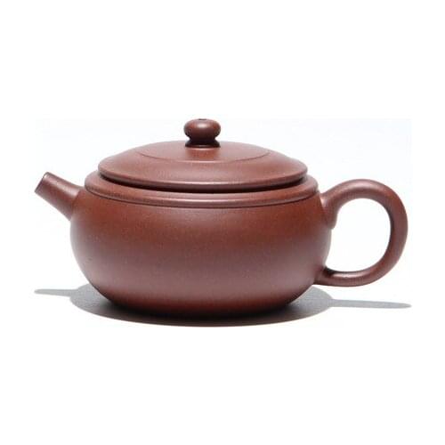 120ml Small Gongfu Teapot Handmade Chinese Yixing Zisha Purple Clay Aged QingshuiNi Yuangu Teapot by Huang Shaotian