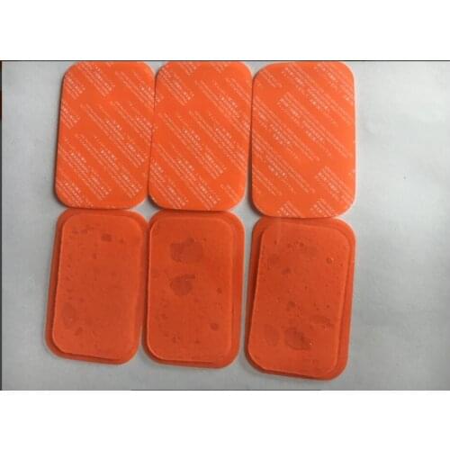 120pcs EMS Gel sheets For Abs Training Replacement Pads, EMS Training belt Fat Burning Massage Device Gel Sheet six pads
