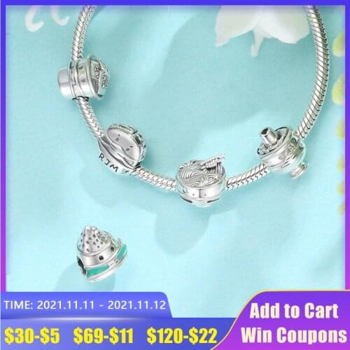 925 Silver Chinese Traditional Food with Mask Shape Charms Beads Jewerly Women Accessories Fit Original DIY Bracelet Making