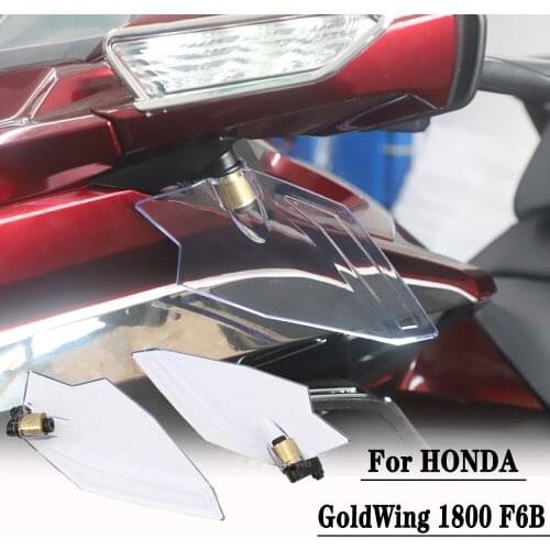 Motorcycle Accessories Adjustable Upper Air Deflectors For HONDA GoldWing 1800 F6B GL1800 F 6B 2018 2019 2020 Upper Deflector