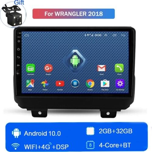 For Jeep Wrangler 2018 Android GPS Big Screen Car Navigation All-in-One radio automotivo central multimidia car player bluetooth
