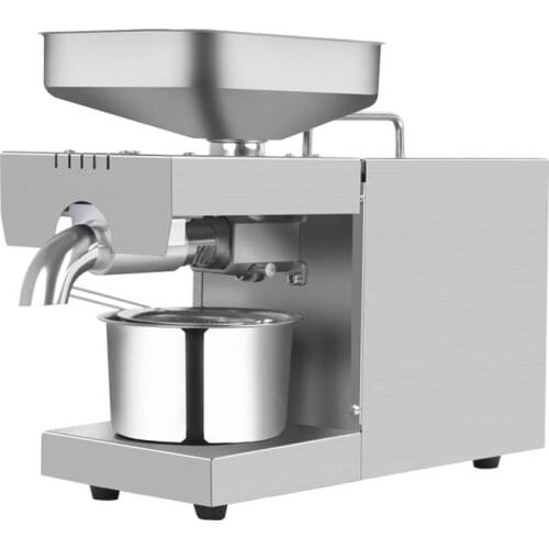 STB-508 Stainless Steel Household Oil Press Small Automatic Kitchen Oil Press Machine Commercial Efficiency 110V/220V