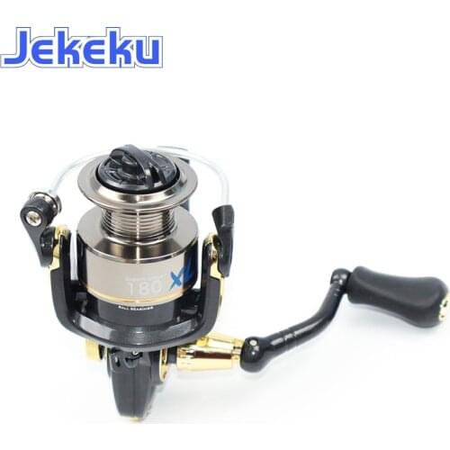JEKEKU Double Spool Spinning Fishing Reel Metal Handle EVA Knob 8+1 BB 5.2:1 Fishing Coil Max Drag 8kg for Freshwater & Seawater