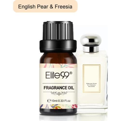 Elite99 English Pear & Freesia Fragrance Oil 10ml Myrrh Jasmine Tea Essential Oils For Humidifier Aroma Diffuser Air Freshener