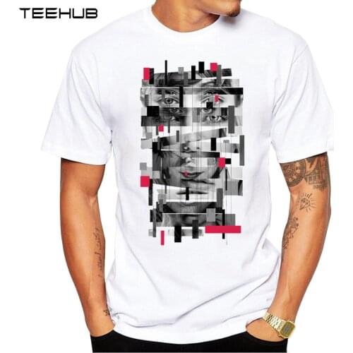 Fashion Censored Printed Men T-Shirt Short Sleeve Casual Tops Hipster Vintage Picture Male T Shirts Funny Cool Tee