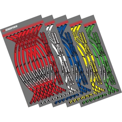 HONDA CBF1000 Honda CBF 1000 12 X Thick Edge Outer Rim Sticker Stripe Wheel Decals