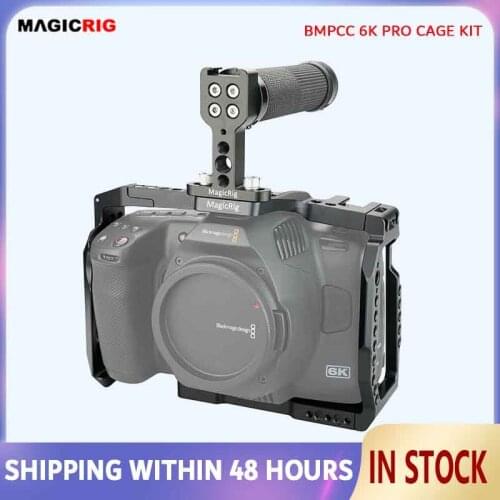 MAGICRIG BMPCC 6K Pro Cage With Top Handle , for Blackmagic Design Pocket Cinema Camera 6K Pro