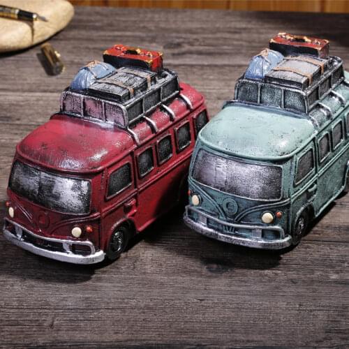 Creative Resin Piggy Bank Handmade Gift Decoration 020 y