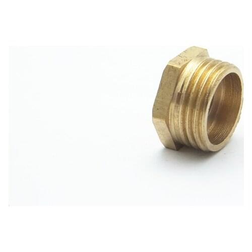 M10*1 Female Thread x 1/2" BSP Male Thread Brass Reducer Bushing Reducing Coupler Connector Adapter Pipe Fitting For Gas Water