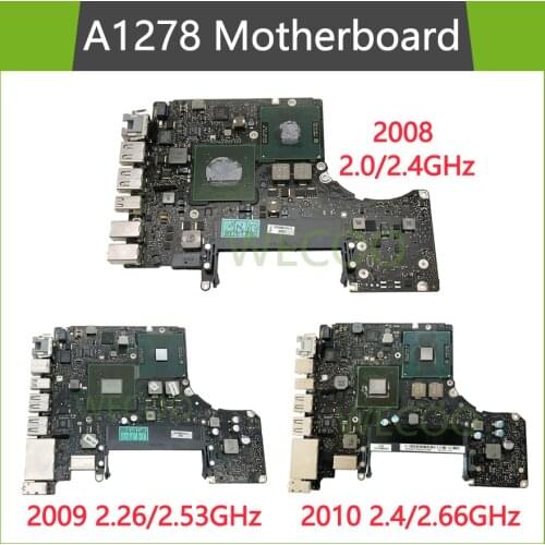 Tested Motherboard For MacBook Pro 13" A1278 Logic Board 820-2327-A 820-2530-A 820-2879-B 2008 2009 2010 Years