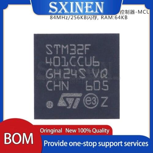 10PCS ,STM32F401CCU6 UFQFPN-48 ARM Cortex-M4 32-bit microcontroller-MCU