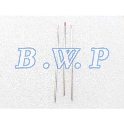 Pack of 3 Red Tungsten WT20 2% Thoriated Electrodes 1/8"x6"(3.2mmx150mm) For TIG Welding Welders