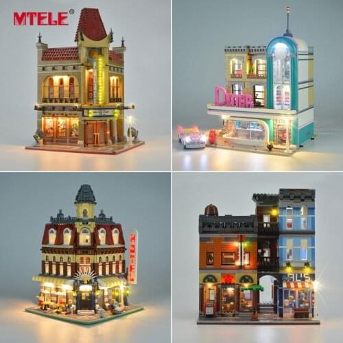 MTELE All Led Light Kit ONLY For Ideas/Simpsons/Architecture 10243/102622/10264/10232/10211/10224/10255/71040
