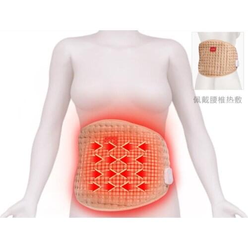Heating Therapy Waist Massage Electrical Moxibustion Warming Uterus Stomach Belt Massager Instrument Battery Operated Health