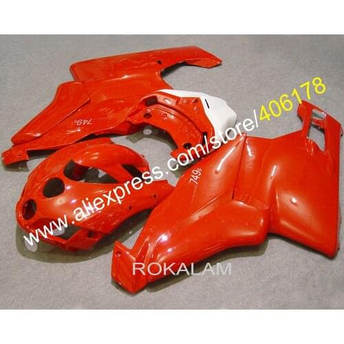 Newest Fairing For Ducati 749 999 05-06 749/999 2005-2006 Red White Motorcycle Fairings Set (Injection Molding)