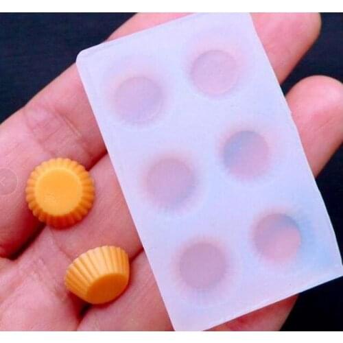 New Mini Biscuit Silicone Mold Fondant Sugar Cake Decoration Chocolate Clay Epoxy Crystal Mold Baking Kitchen Accessories